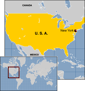 Usa Map New York